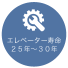 エレベーター寿命 ２５年～３０年